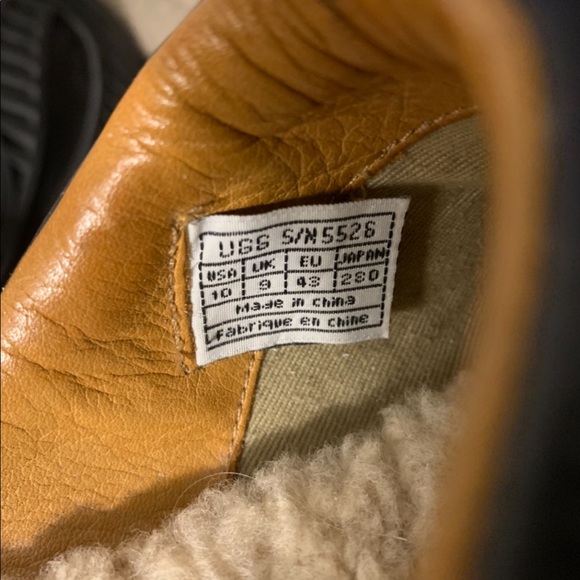 Men’s gently worn UGG clog. Fur lined - Picture 5 of 6